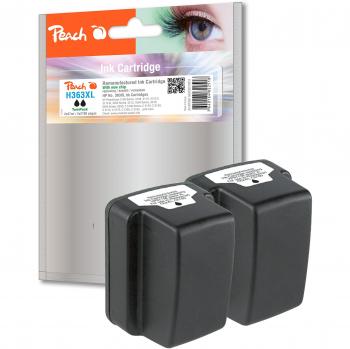 Peach HP 363 XLbk Dual-Set – kompatibel mit HP PhotoSmart 3100/3108/3110