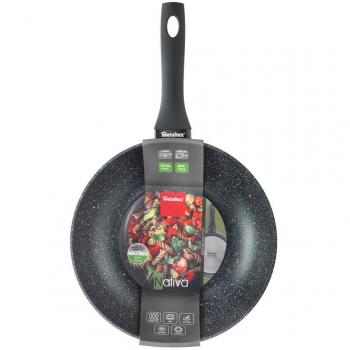 Wok Aluminio Forjado Metaltex NATIVA 28 cm, antiadherente y apto para todas las cocinas