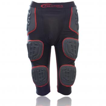 Full Force Sportunterhose für American Football – 7‑Taschen, Schwarz, L