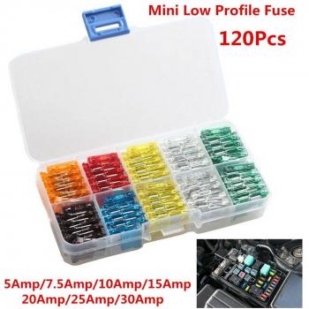 120Pcs Micro Blade Fuse Set for Car and Truck