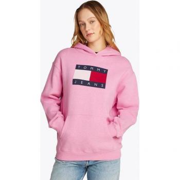 Sudadera Tommy Jeans para mujer con capucha y diseño de bandera