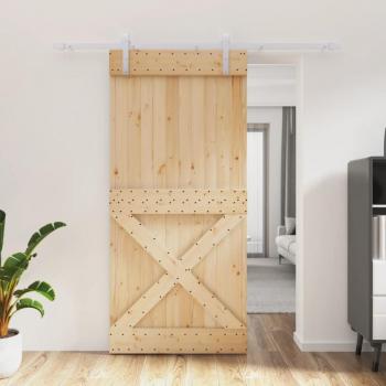 VidaXL Puerta corredera con herrajes madera maciza de pino 95x210 cm vidaxl-puerta-corredera-con-herrajes-madera-maciza-de-pino-95x210-cm-1 vidaxl-puerta-corredera-con-herrajes-madera-maciza-de-pino-95x210-cm-1 3203042 3203042