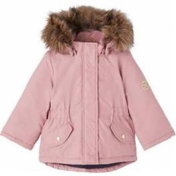 Parka enfant rose Nmfmace nostalgique