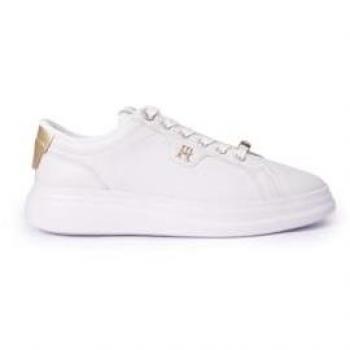 Tommy Hilfiger Sneakers Damen Pointy Court Hardware FW0FW07780 Weiß 41