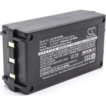 Batterie rechargeable 12 V (NiMH) pour télécommande industrielle BT923‑00044/BT92300075