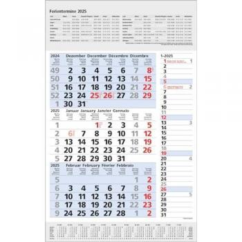 3-Monats-Planer Combi Blau 2025