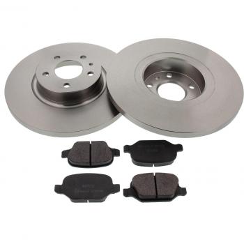 MAPCO 47017 Kit de discos y pastillas traseras