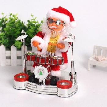 Juguete navideño Santa con piano