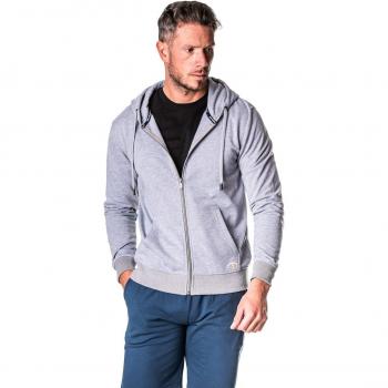 Sudadera de Hombre Spagnolo Gris con Cremallera