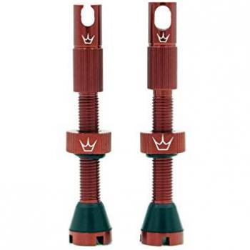 Peaty's MKII Chris King Tubeless Ventile, Rot, 42mm