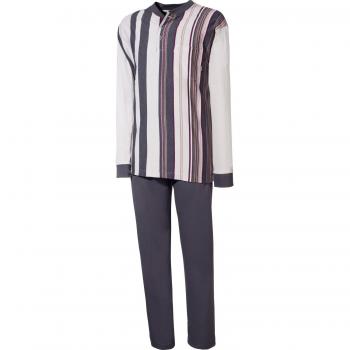 Klima Komfort Pegasus Single-Jersey Schlafanzug von Hajo – Graphit 44/46