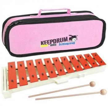 Sonor SG Glockenspiel mit Tasche in Pink