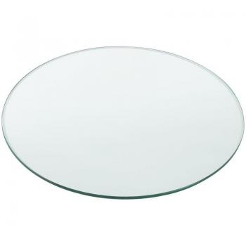 Plateau de verre ESG 30 cm pour table