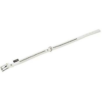 Monty‑Flamingo Collier Blanc 32 cm pour Chien