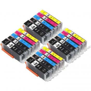Paquete 5 Cartuchos Go Inks 4 – Sustituto Oficial Canon PGI‑570/CLI‑571