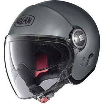 Nolan Casco N21 Visor Clásico Plano Vulcan Gris Talla S
