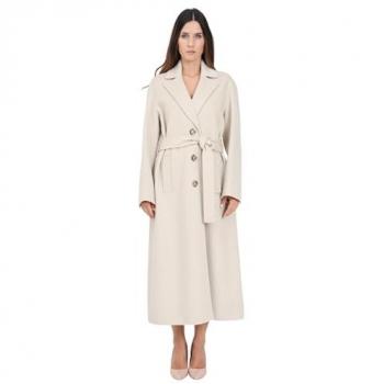 PINKO Women's Beige Coat, Size 40