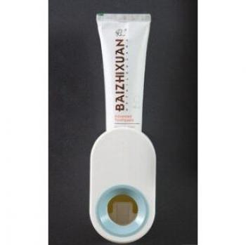 Wall-mounted toothpaste dispenser with storage for kids and adults