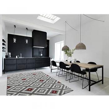 Koton FORSA Losange Tapis de Salon scandinave en polypropylène