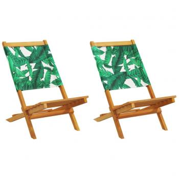 Set of 2 vidaXL Garden Chairs