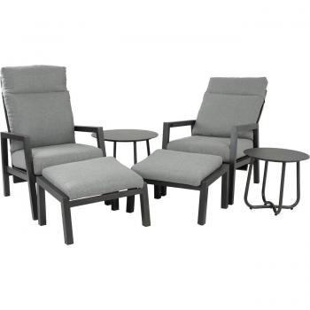 Conjunto Lounge Jardín Negro