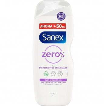 Sanex gel de baño zero % antipolución 550 ml