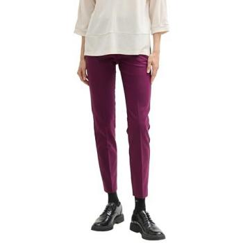 Stoffhose TOM TAILOR MIA, Damen, Gr. 44, Länge 30, lila (schwarzberry)