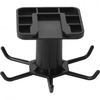 360° Rotating Plastic Hook No-Drill Utensils Holder