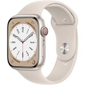 Apple Watch Series 8 45mm Cassa in Alluminio Galassia con Cinturino Sport