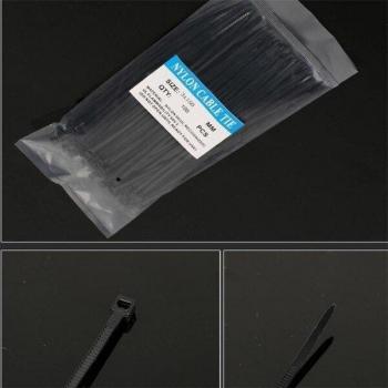 Plastic Cable Ties 3x150mm Self-Locking 100pcs