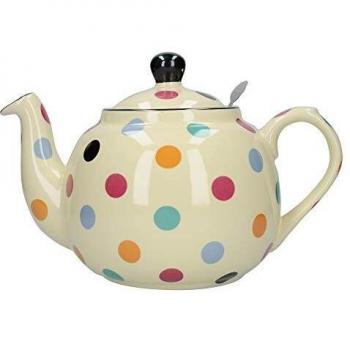 London Pottery Farmhouse Polka Dot Teapot