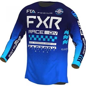 Gladiador FXR 2023 T-shirt MX Blanco Azul XL