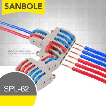 5pcs/lot Quick Connect SPL-62 Terminal Block