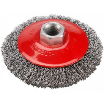 Abrasivo Spazzola 100 mm Extol Filo Ondulato 0,3 mm M14
