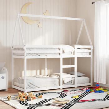 VidaXL Kids' Bunk Bed with Roof