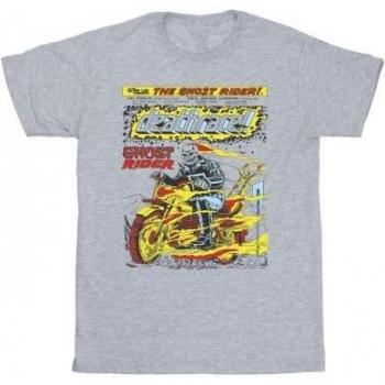 Abbigliamento Femminile Ghost Rider Marvel, Stoffa 100% Cotone, Nero