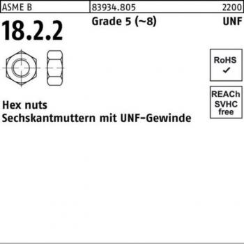 Reyher Sechskantmutter, UNF 5/8, 50 Stück
