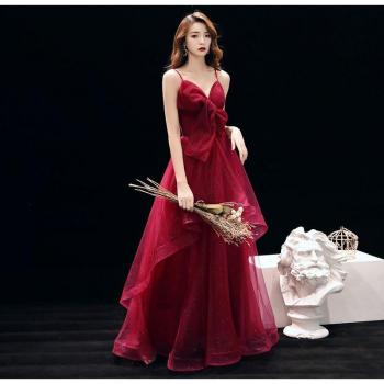 Cheongsam Formal para Novia y Graduación en Borgoña