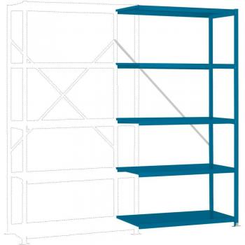 Modulo di espansione scaffale archiviazione acciaio 1000 x 2000 x 500 mm