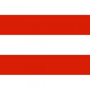 Drapeau géant Autriche 250 x 150 cm 100g/m² à œillets