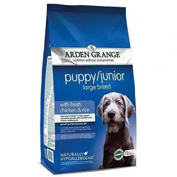 Arden Grange Large Breed Puppy/Junior Dog Food with Fresh Chicken and Rice, 12 kg