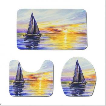 3-Piece Non-Slip Bath Rug Collection