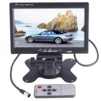Monitor de apoyo al conductor BW 7” LCD 800x480, entrada AV
