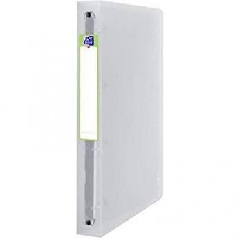 0 x Oxford Ringbuch 2nd Life A4+ 4cm 4 Ringe PP kristallklar