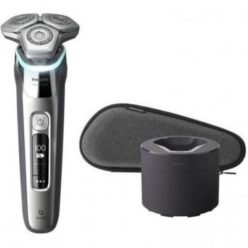 Philips Rasoio Elettrico Series 9000 Wet & Dry con sensore Pressure Guard