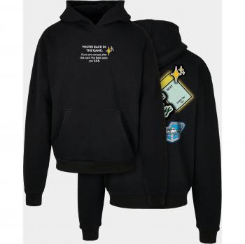 Mister Tee Felpa Con Cappuccio Interpol Ultraheavy Oversize Black L