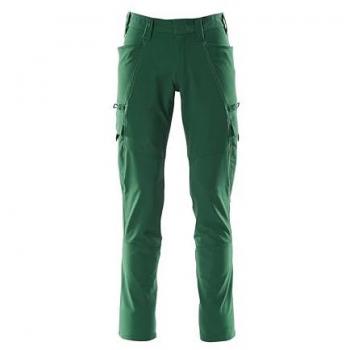Thigh-Pocketed Green Mascot Stretch Pants – L30W30.5