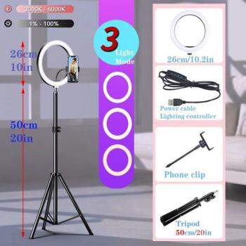 Soporte de Teléfono con Luz LED Regulable