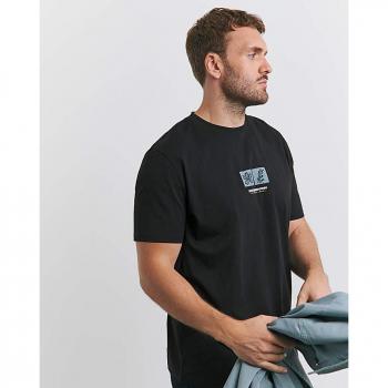 Jack & Jones Graphic Crew Neck T-Shirt Black M(44)