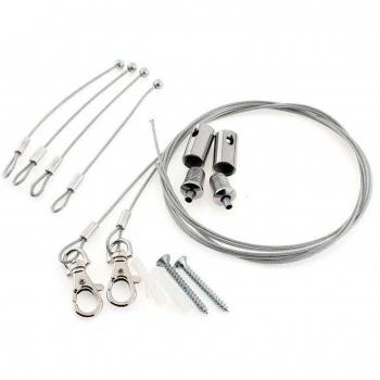 Colgantes LED 2xcables de suspensión doble levit 1m
